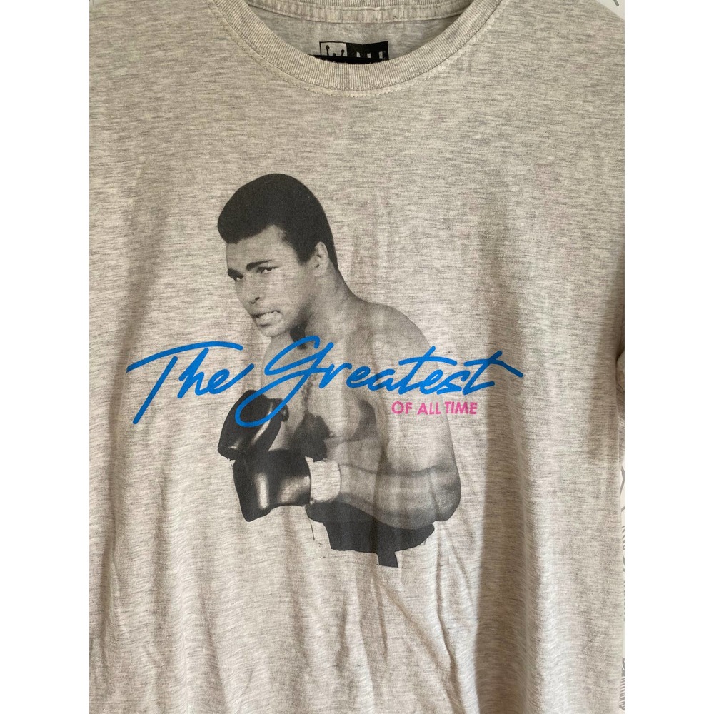 Ali The Greatest of all Time Gray T-shirt, Size L